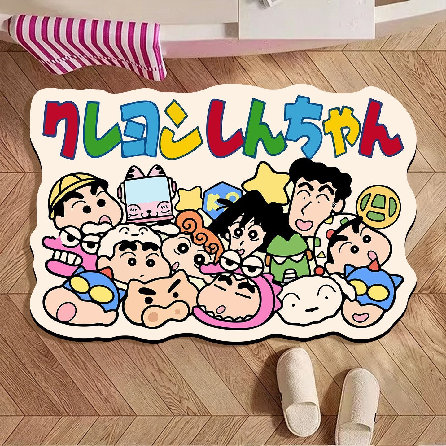 Crayon Shin‑chan Irregular Bat - Quick Dry Diatomite Bath Mat ulasan dan harga