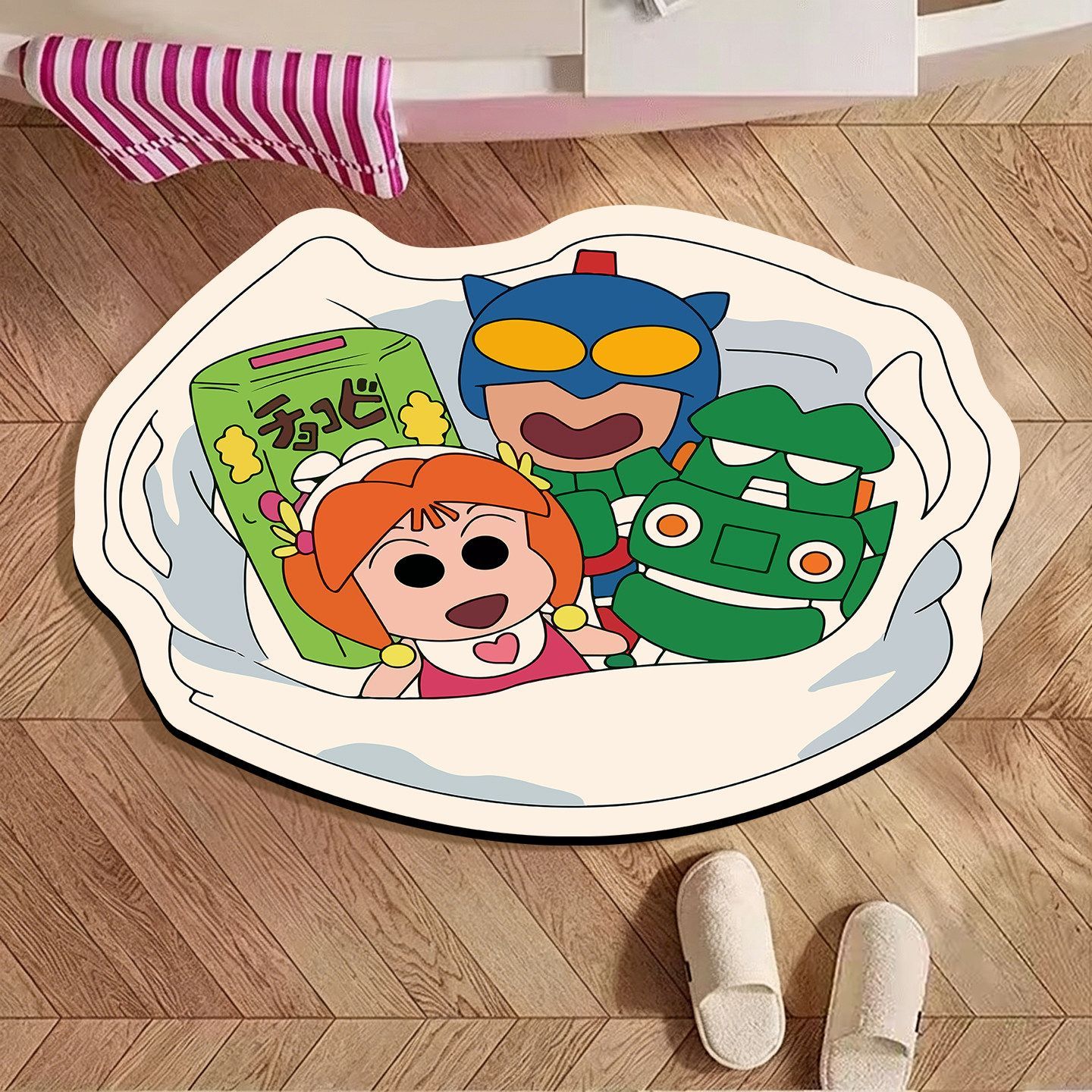 Crayon Shin‑chan Irregular Bat - Quick Dry Diatomite Bath Mat ulasan dan harga