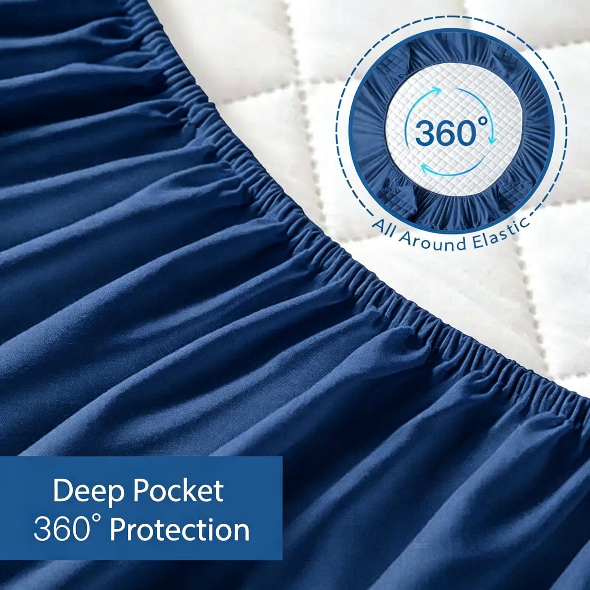 100% Waterproof Mattress Prote - Waterproof Mattress Protector Breathable ulasan dan harga