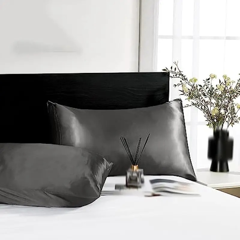 1/2pcs Satin Silk Pillowcase f - Satin Silk Pillowcase Hair Skin ulasan dan harga