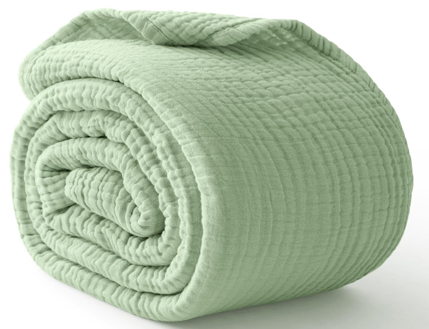 100% Cotton Blanket for Bed So - Muslin Cotton Bedspread ulasan dan harga