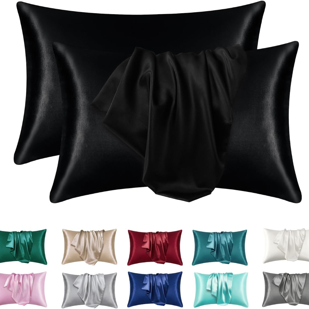 1/2pcs Satin Silk Pillowcase f - Satin Silk Pillowcase Hair Skin ulasan dan harga