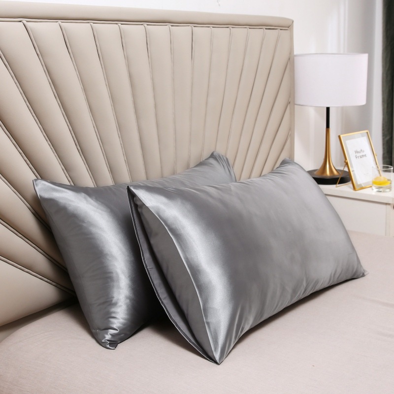 1/2pcs Satin Silk Pillowcase f - Satin Silk Pillowcase Hair Skin ulasan dan harga