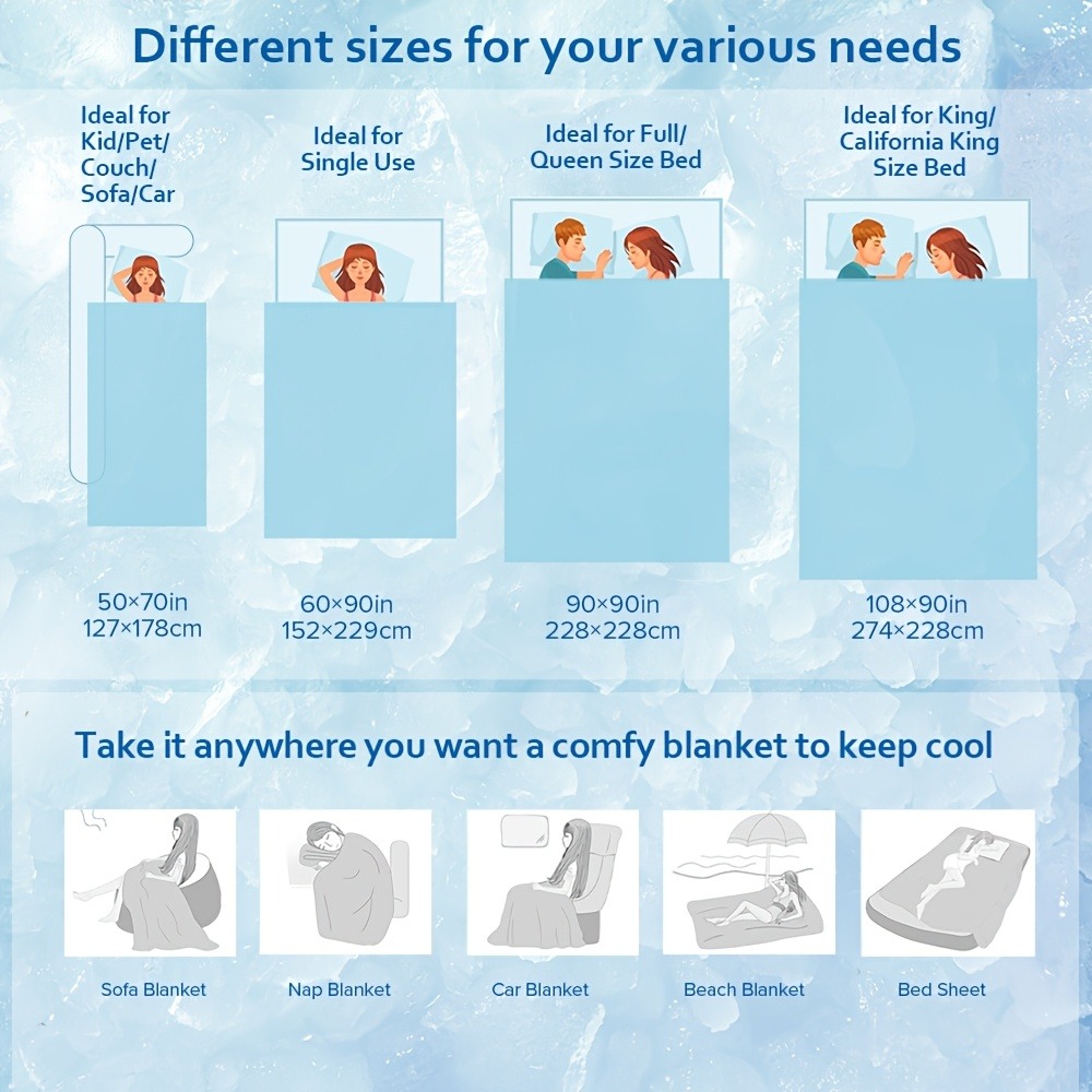 Cooling Blanket Suitable for H - Cooling Blanket Hot Sleepers ulasan dan harga