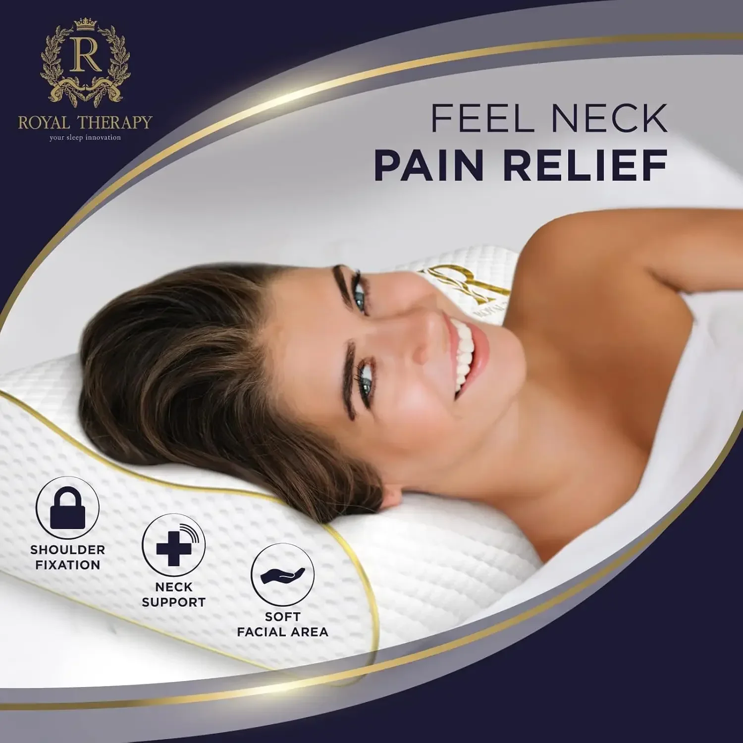 2-Pack Queen Memory Foam Pillo - Memory Foam Orthopedic Pillow Neck Pain ulasan dan harga