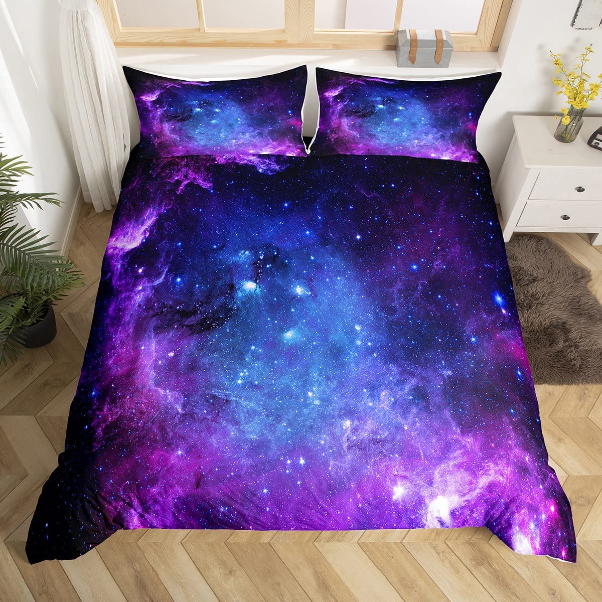 Galaxy Duvet Cover Set for Tee - Duvet Cover Sets With Zipper ulasan dan harga