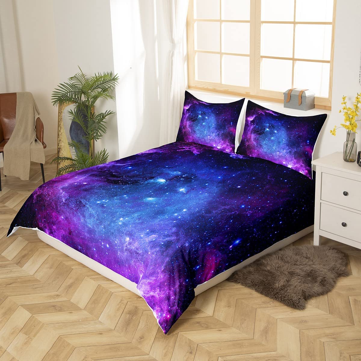 Galaxy Duvet Cover Set for Tee - Duvet Cover Sets With Zipper ulasan dan harga