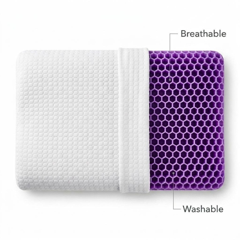 Breathable TPE Pectin Pillow E - Anti Snore Contour Pillow ulasan dan harga