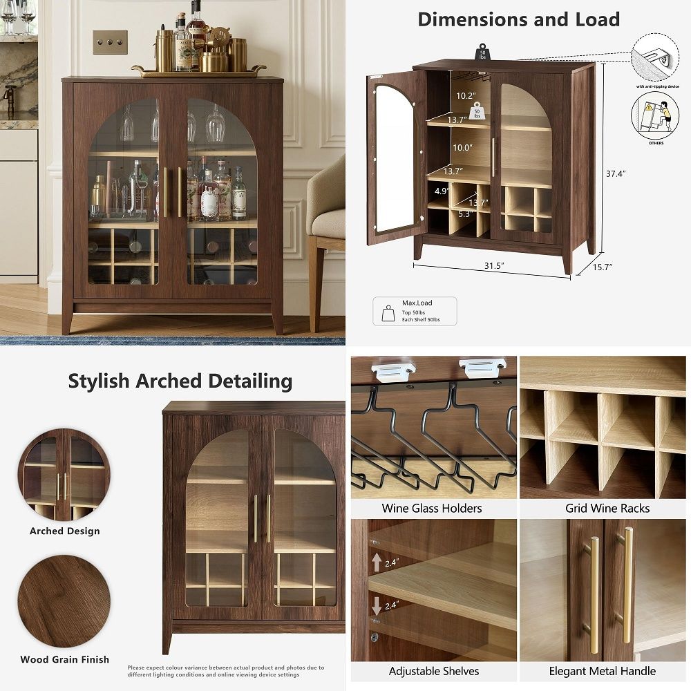 Tall Storage Cabinet Fluted Pa - Kitchen ulasan dan harga
