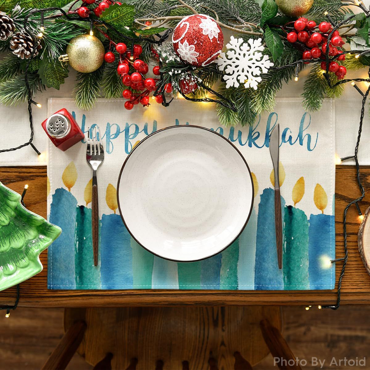 8Pcs Jewish Holiday Placemat S - Kitchen ulasan dan harga