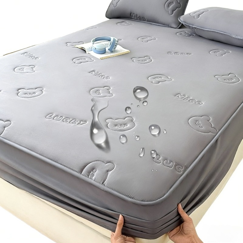 Ultrasonic Quilted Queen Fitte - Waterproof Mattress Protector Breathable ulasan dan harga