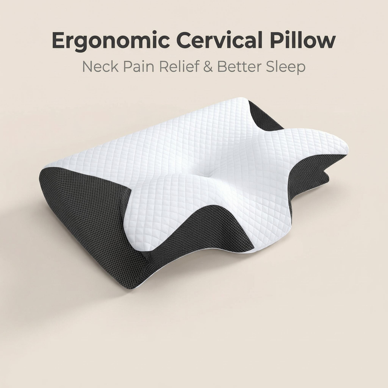 Memory Foam Pillow Cervical Pi - Memory Foam Orthopedic Pillow Neck Pain ulasan dan harga