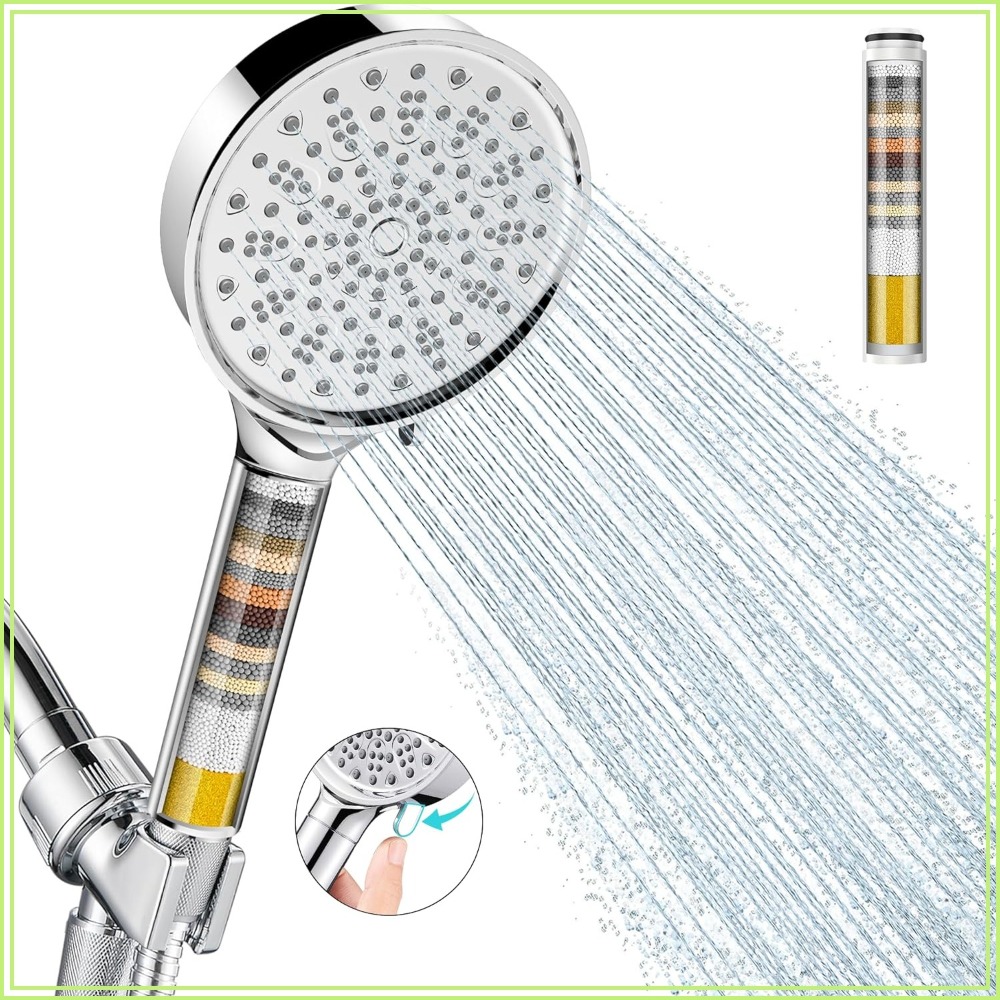 Filtered Shower Head with Hand - High Pressure Shower Head Handheld ulasan dan harga