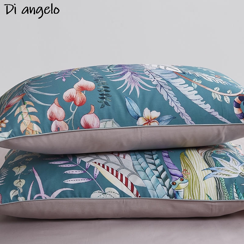 600TC 4Pcs Egyptian Cotton Flo - Aesthetic Floral Duvet Cover ulasan dan harga