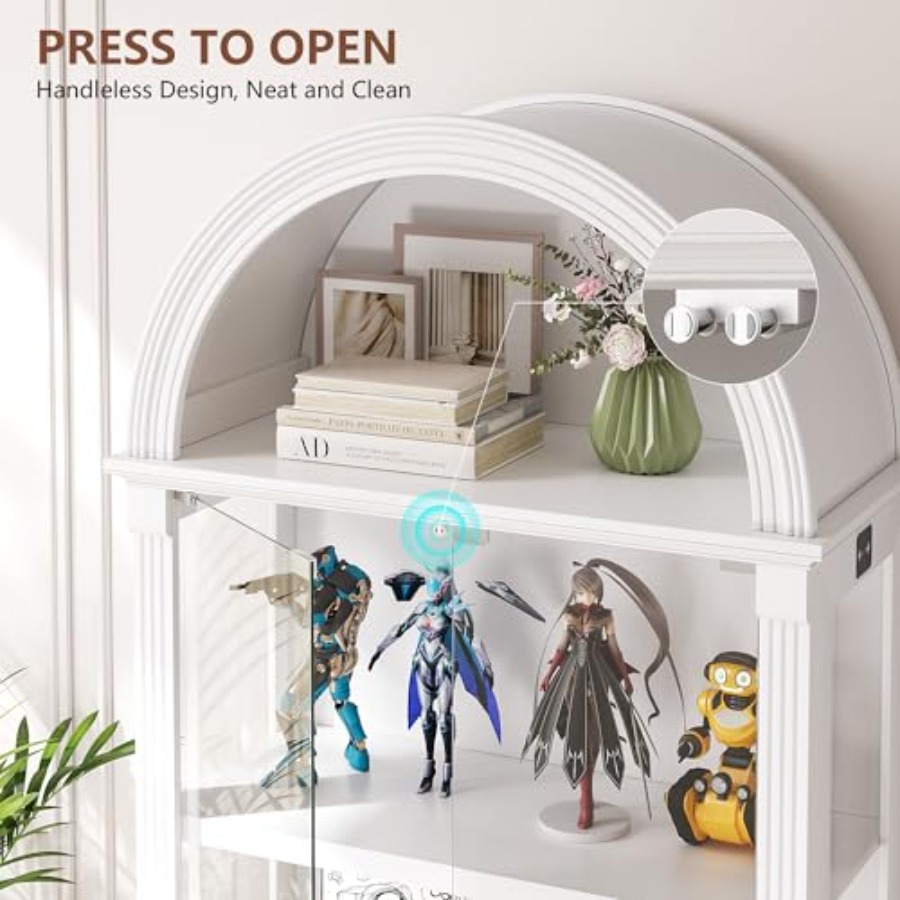 Arched display cabinet for liv - Lighting ulasan dan harga