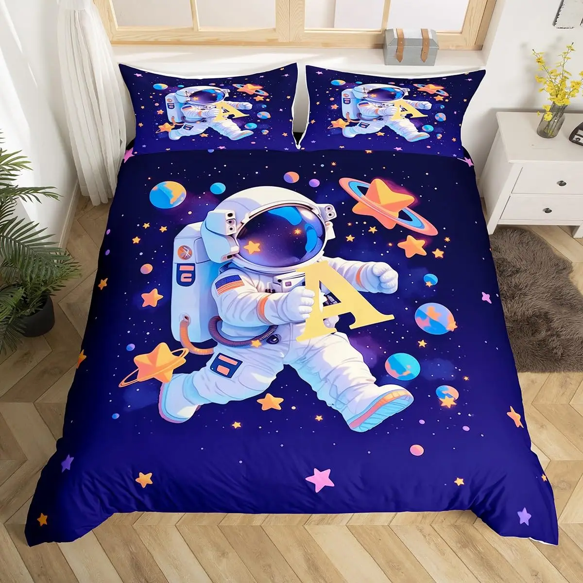 Astronaut Duvet Cover Set Cart - Duvet Cover Sets With Zipper ulasan dan harga
