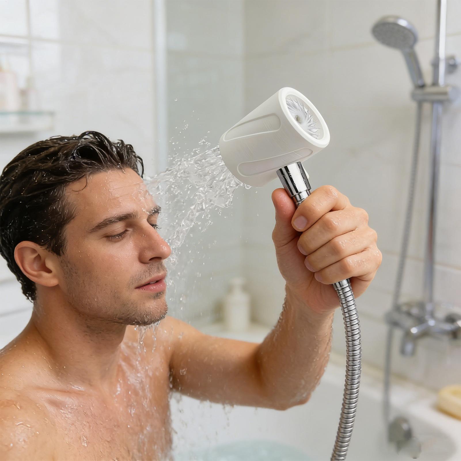 Men's Shower Head High Pressur - High Pressure Shower Head Handheld ulasan dan harga