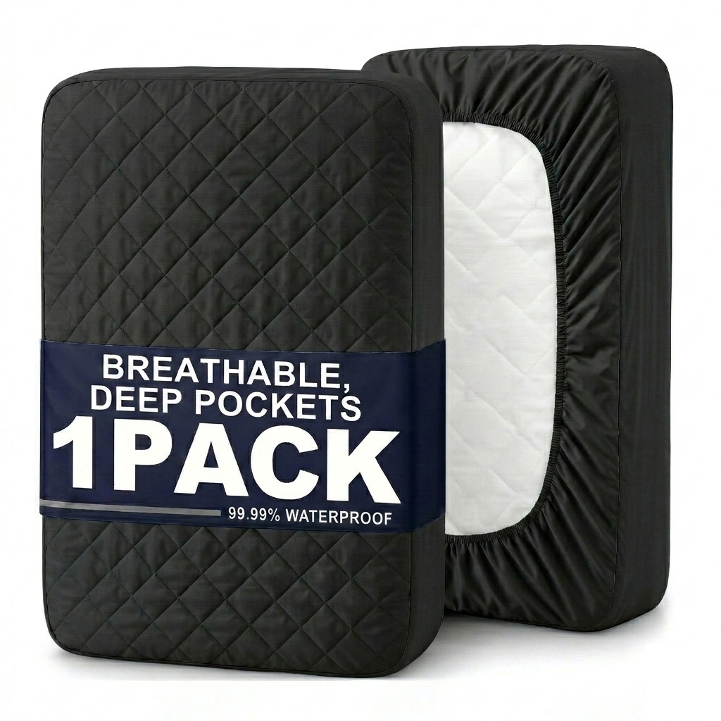 1pc Modern Soft Breathable Wat - Waterproof Mattress Protector Breathable ulasan dan harga