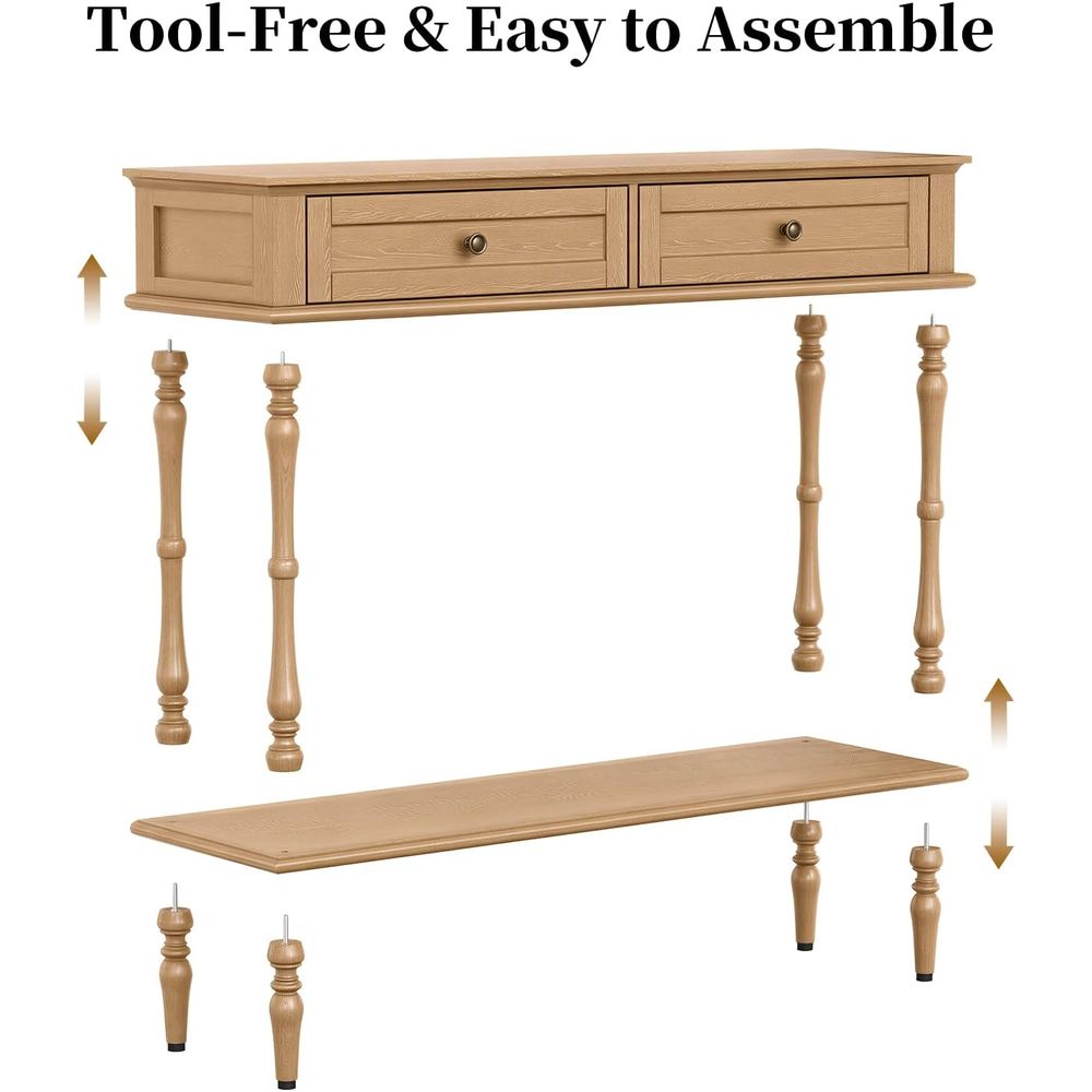 Minimalist Entryway Table with - Storage & Organization ulasan dan harga