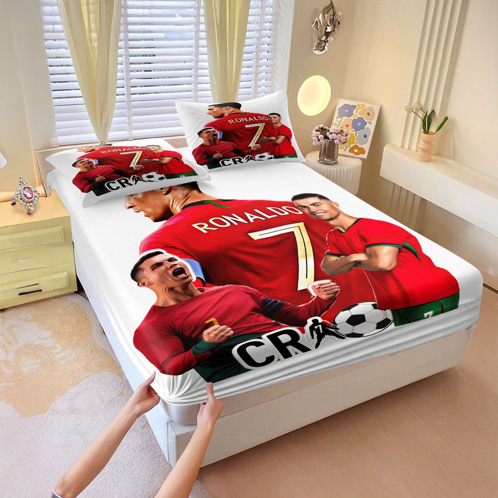 Digital Print Fitted Sheet Set - Fitted Bed Sheets Deep Pocket ulasan dan harga