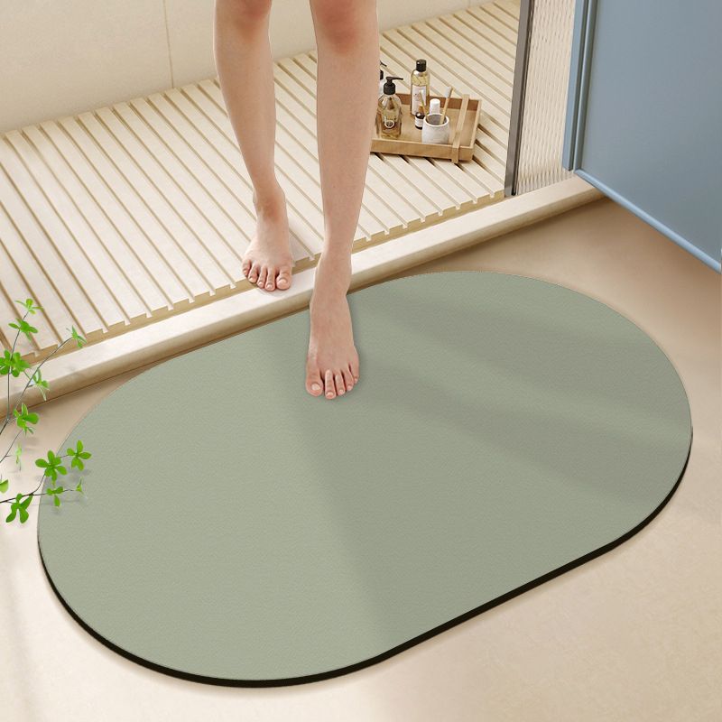 VIKAMA Irregular Oval Diatomit - Quick Dry Diatomite Bath Mat ulasan dan harga