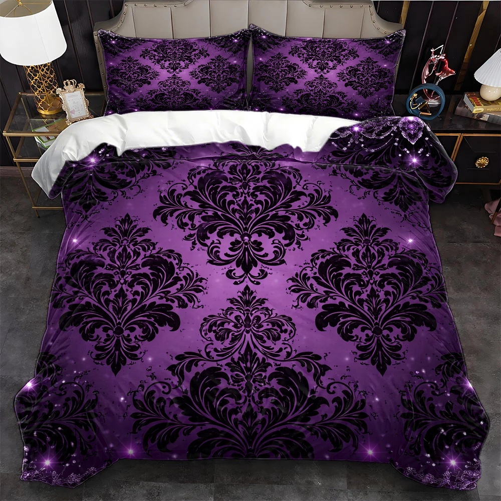 Light Luxury Floral Duvet Cove - Duvet Cover Sets With Zipper ulasan dan harga