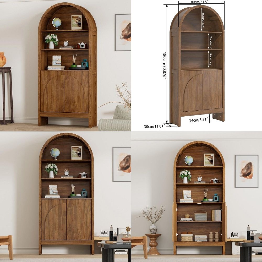 Century Arched Display Cabinet - Storage & Organization ulasan dan harga