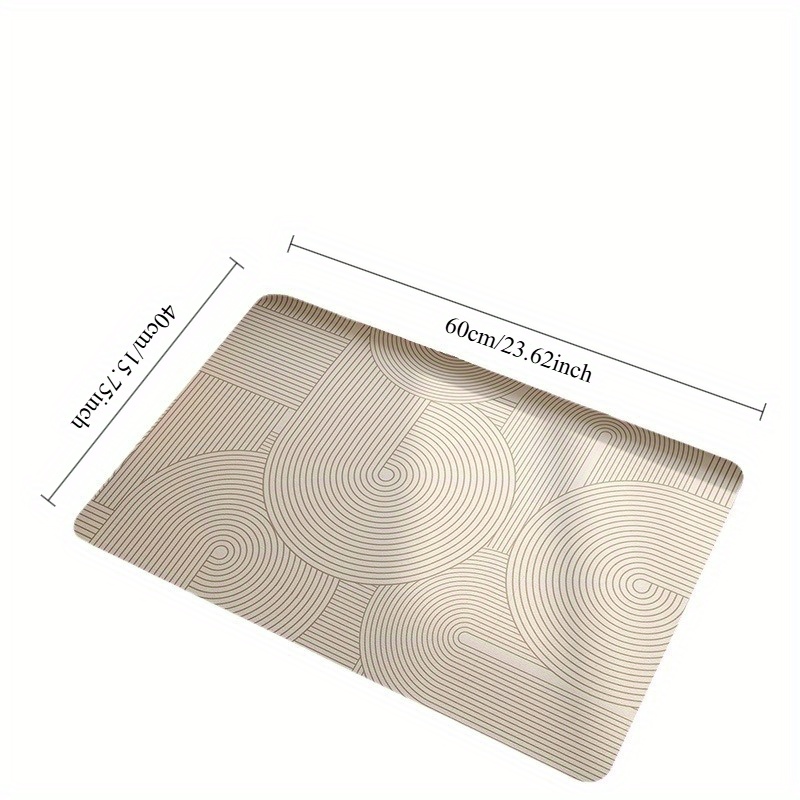 Quick Dry Diatomite Bath Mat S - Quick Dry Diatomite Bath Mat ulasan dan harga