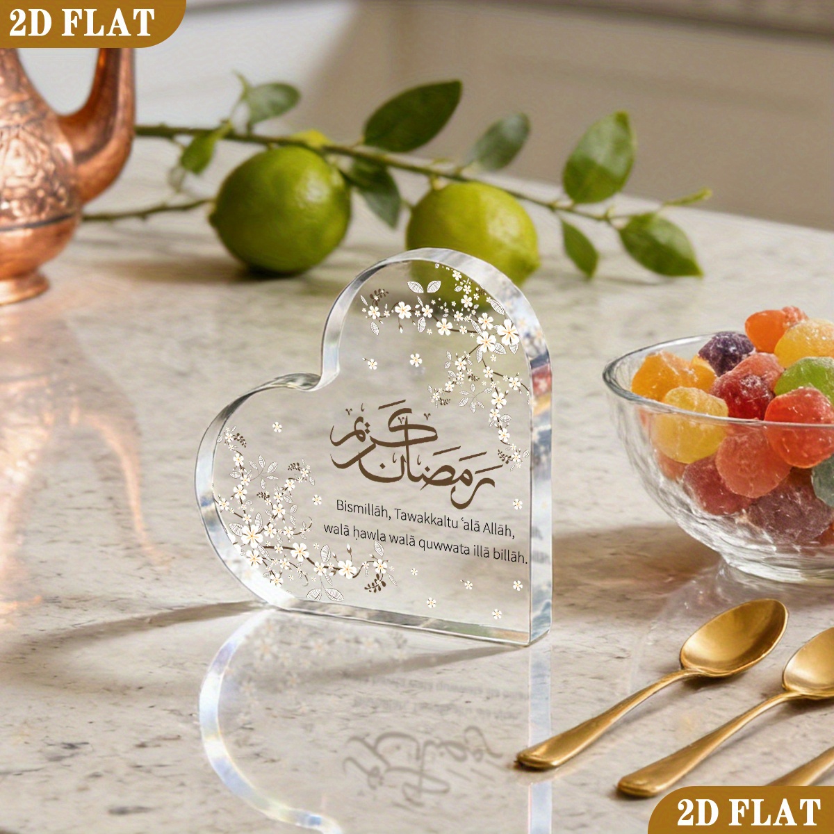CIFBUY Acrylic Plaque 2D Flat  - Home Decor ulasan dan harga