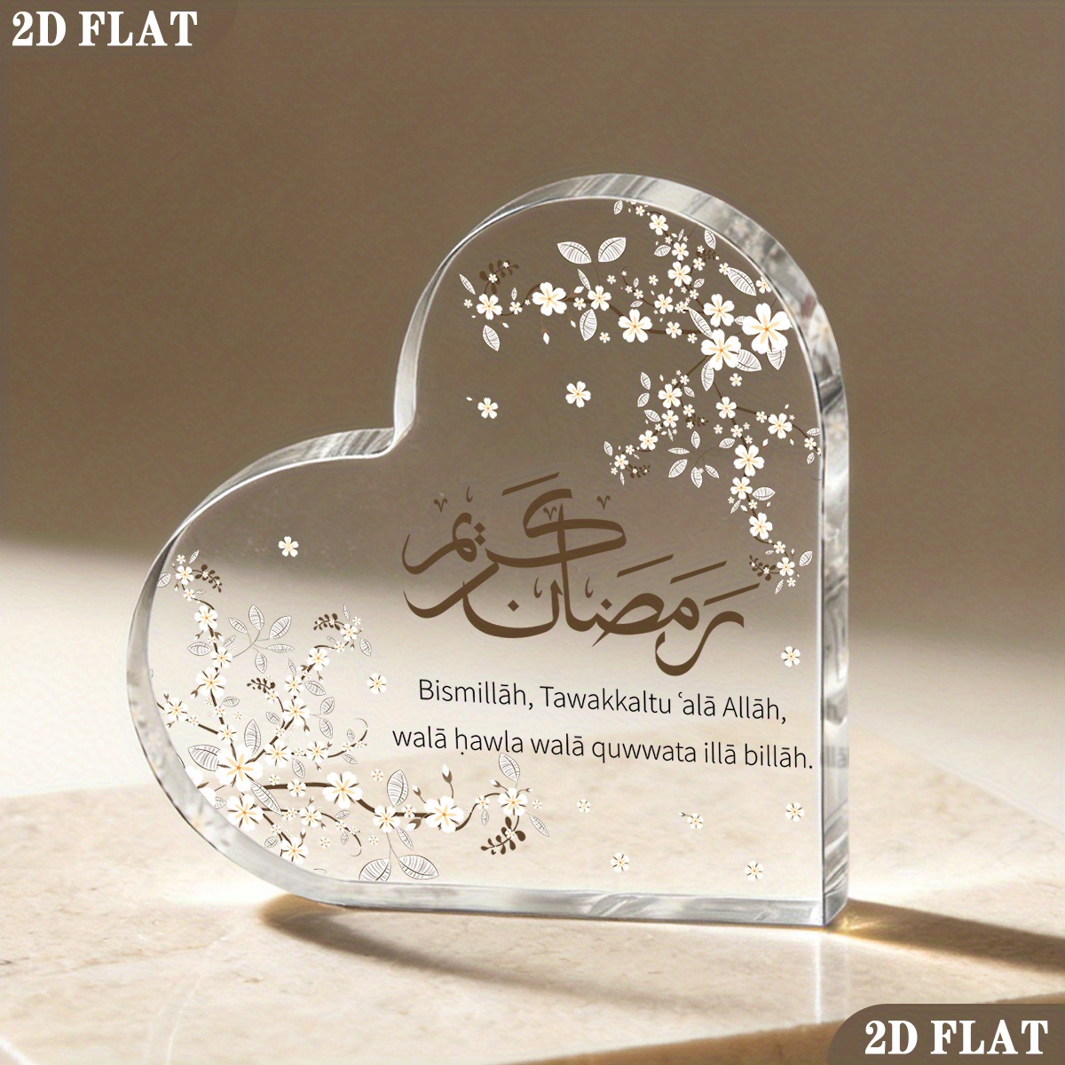 CIFBUY Acrylic Plaque 2D Flat  - Home Decor ulasan dan harga