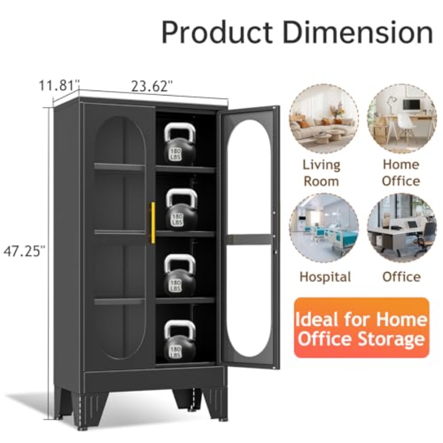 47 H Locking Display Cabinet f - Kitchen ulasan dan harga