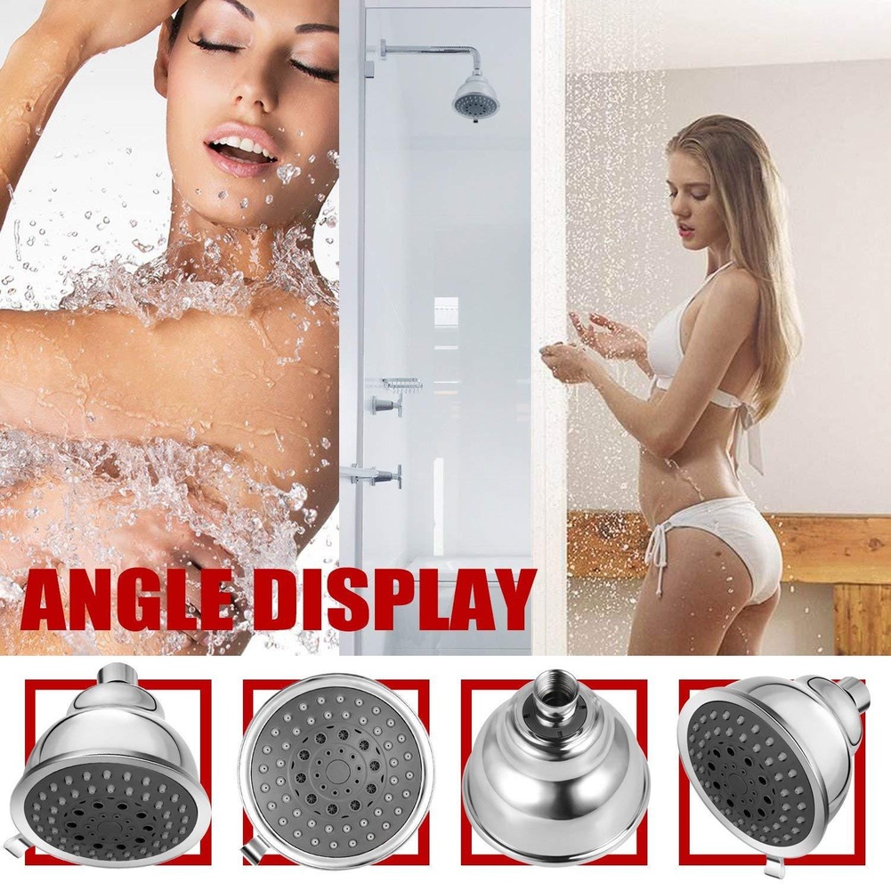 1pc Bathroom Shower Head 5 Gea - High Pressure Shower Head Handheld ulasan dan harga