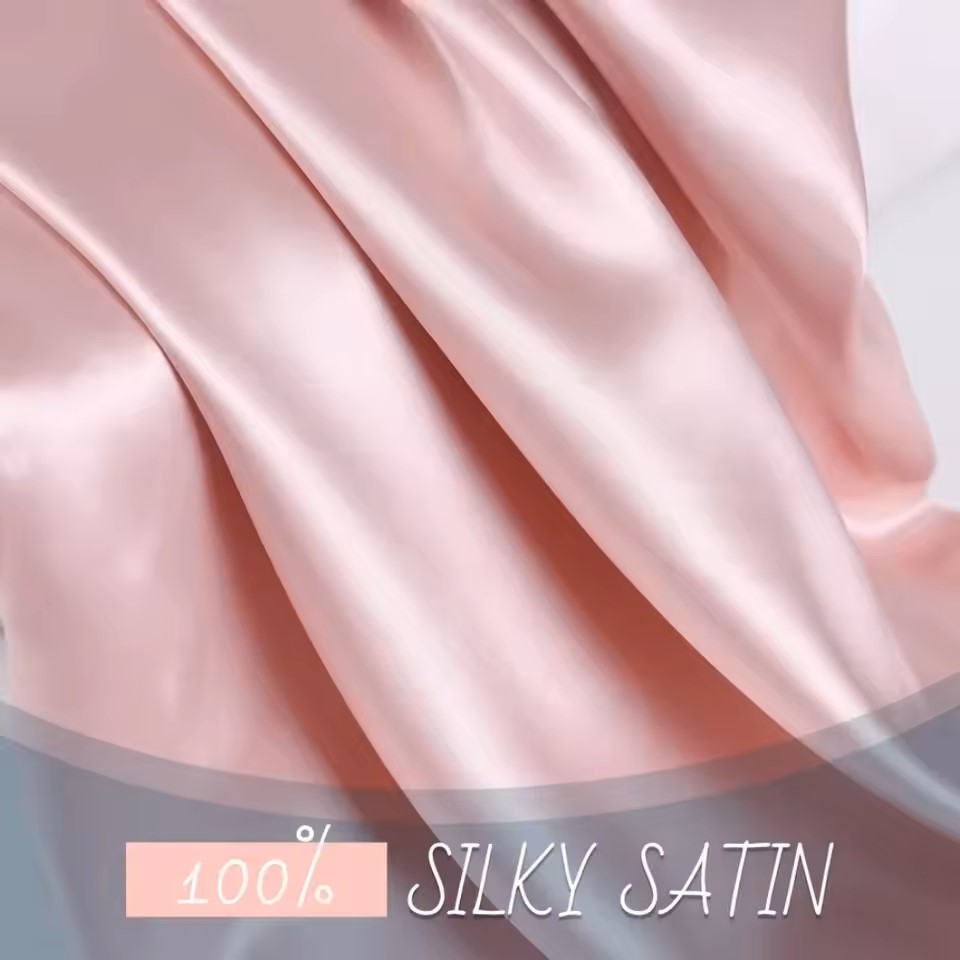 Kuup 1pcs Pillowcase Pillow Co - Satin Silk Pillowcase Hair Skin ulasan dan harga