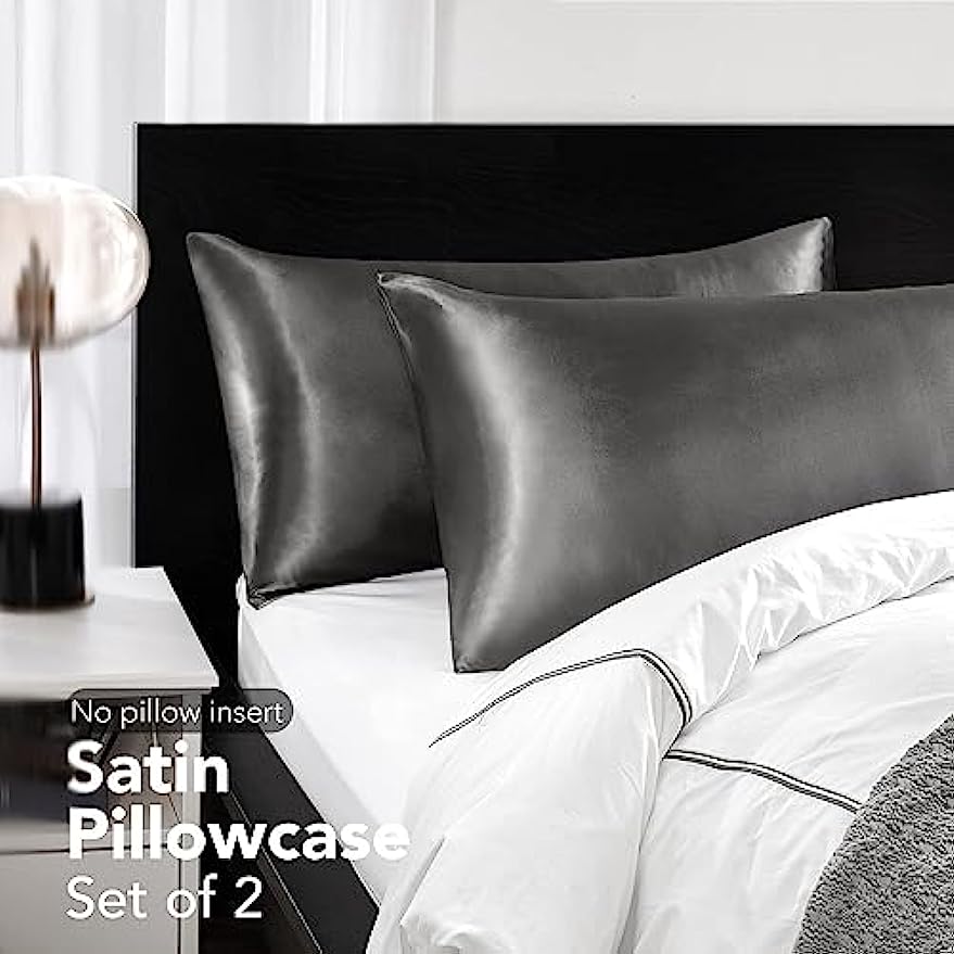 2pcs Satin Silk Pillowcase for - Satin Silk Pillowcase Hair Skin ulasan dan harga