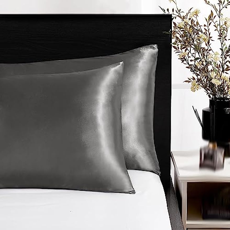 2pcs Satin Silk Pillowcase for - Satin Silk Pillowcase Hair Skin ulasan dan harga