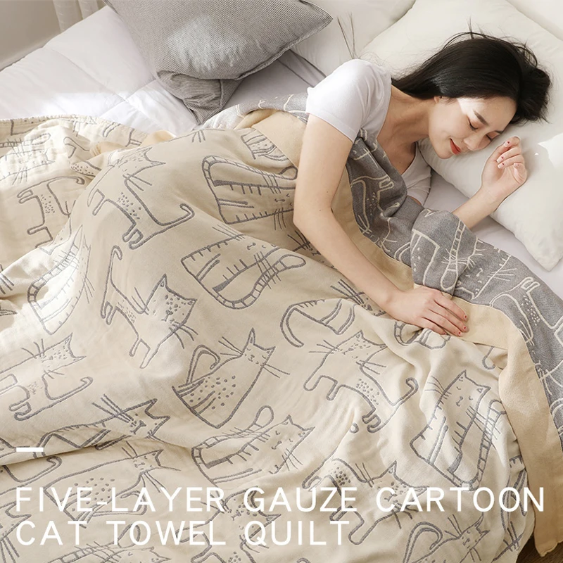 WASART Pure cotton twel muslin - Muslin Cotton Bedspread ulasan dan harga