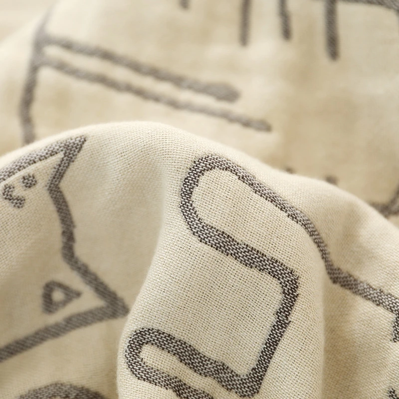 WASART Pure cotton twel muslin - Muslin Cotton Bedspread ulasan dan harga