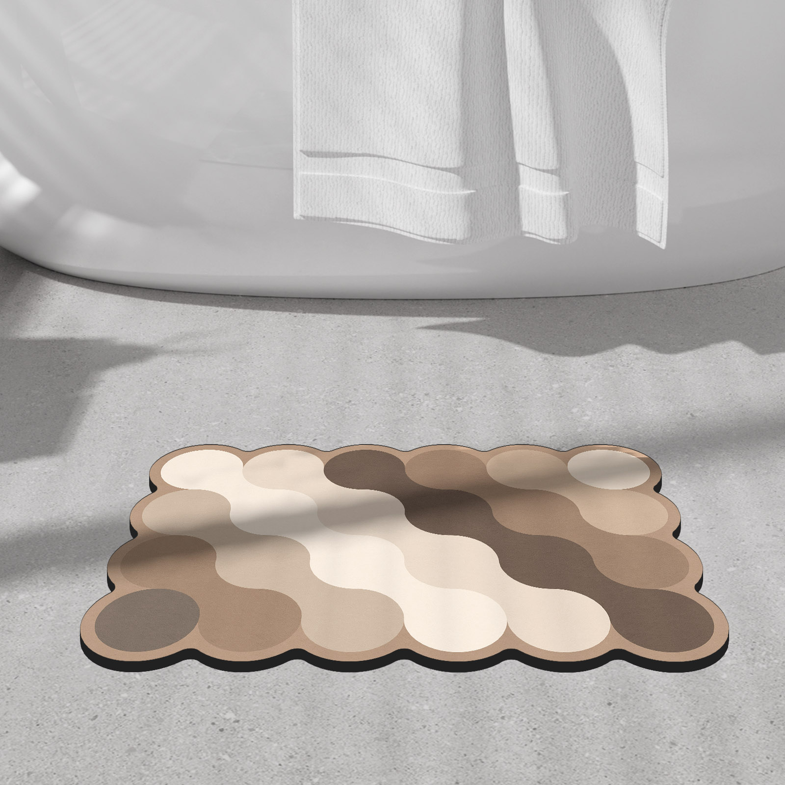 Luxury Diatomite Bathroom Show - Quick Dry Diatomite Bath Mat ulasan dan harga