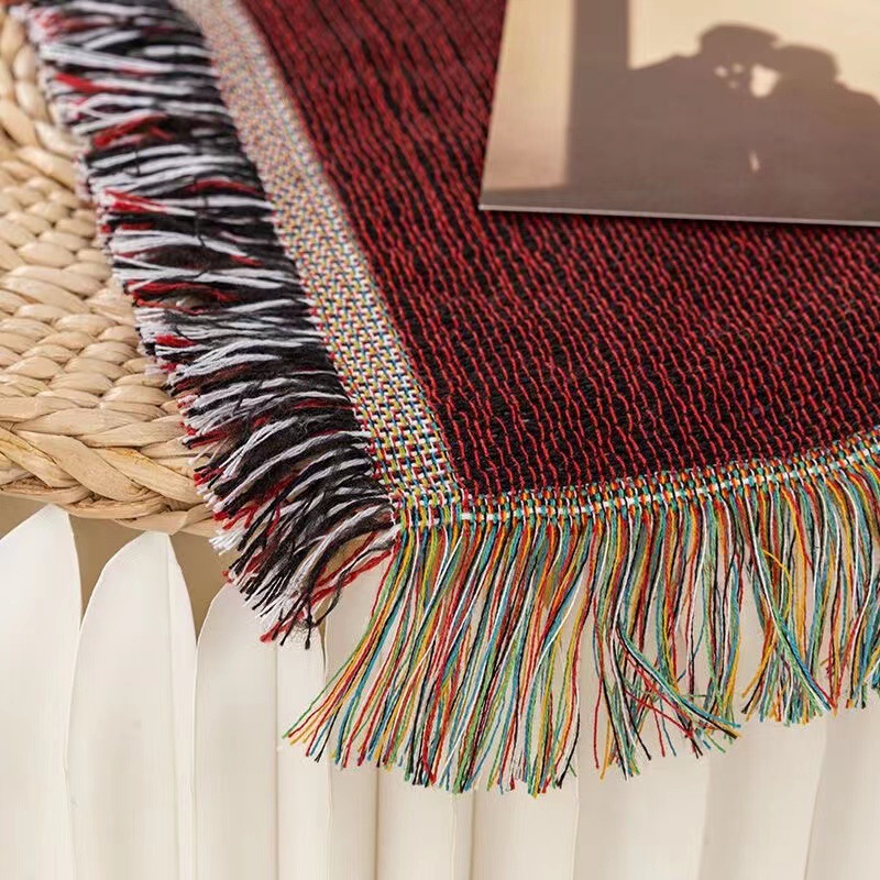 Abstract Art Sofa Blanket Boho - Boho Throw Blanket Fringe ulasan dan harga
