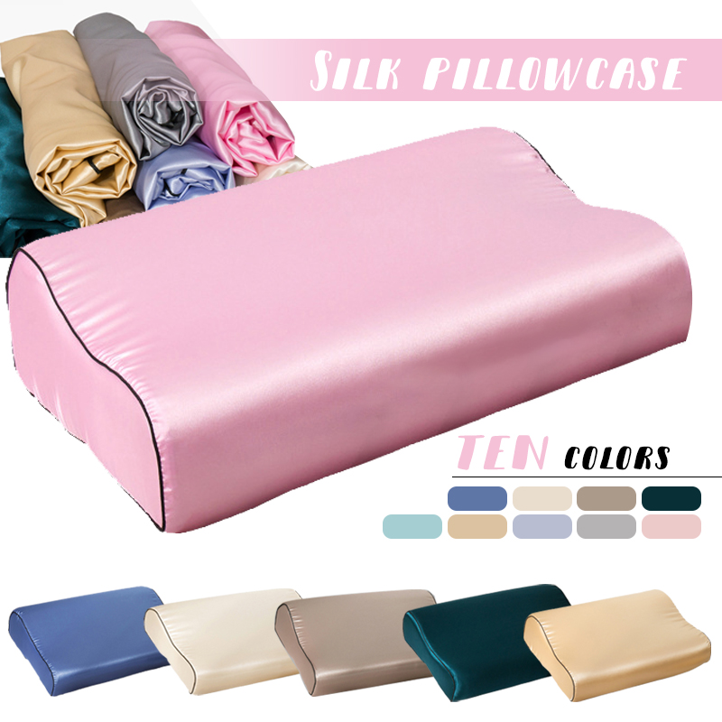 Imitation Silk Satin Latex Pil - Satin Silk Pillowcase Hair Skin ulasan dan harga