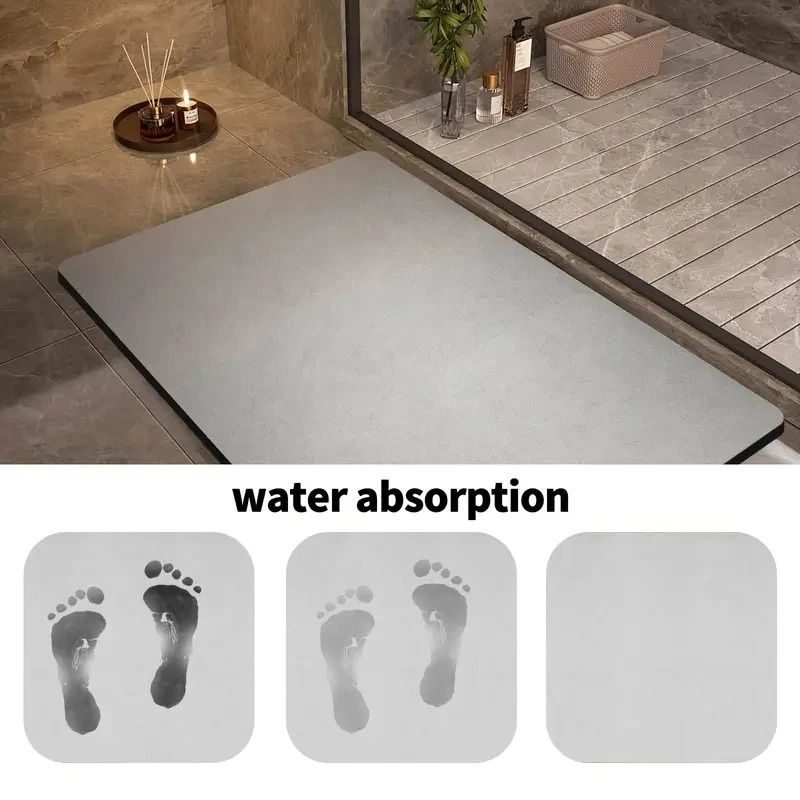 VIKAMA Diatomite Bath Mat Supe - Quick Dry Diatomite Bath Mat ulasan dan harga