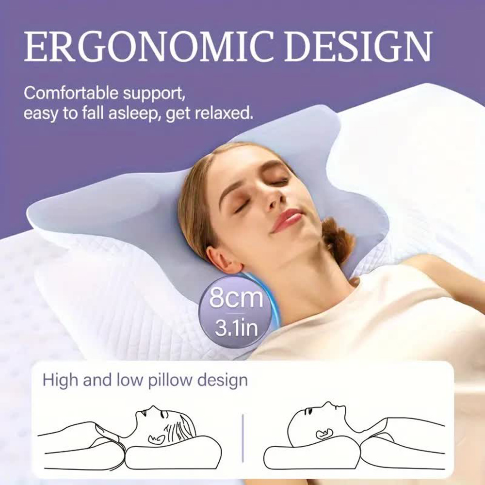 Memory Foam Pillows Butterfly  - Anti Snore Contour Pillow ulasan dan harga