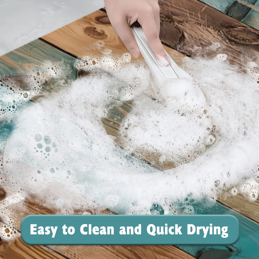 Vintage Reclaimed Wood Diatomi - Quick Dry Diatomite Bath Mat ulasan dan harga