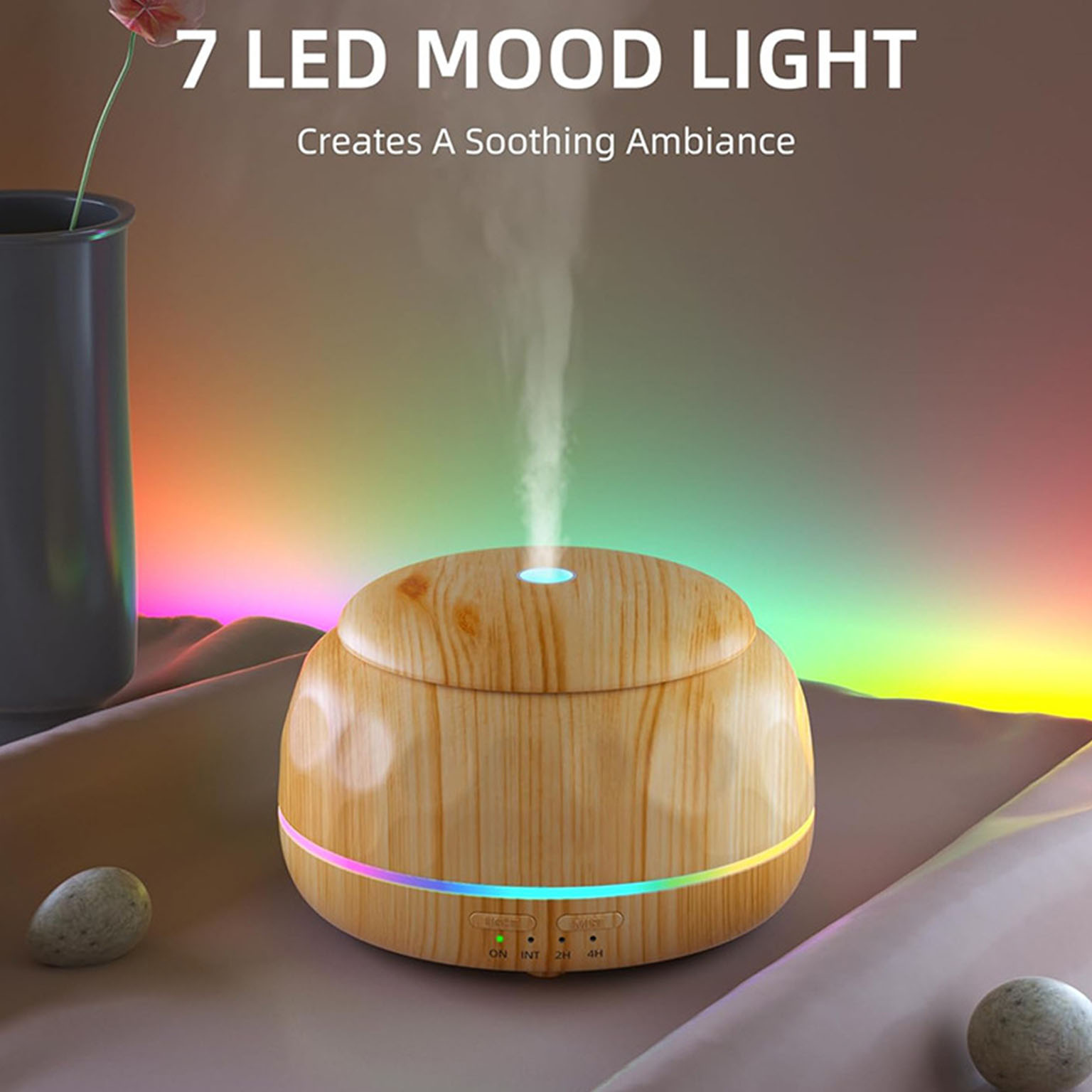 Essential Oil Diffuser Air Hum - Lighting ulasan dan harga